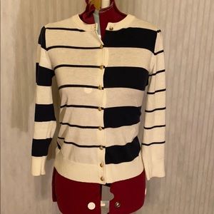 Banana republic striped cardigan